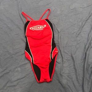 A lifeguard swimsuit